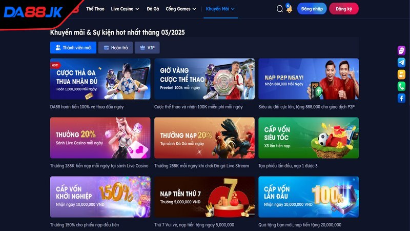 Nhà cái update liên tục nhiều ưu đãi chất lượng